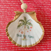 Palm Tree Shell Ornaments - Assorted