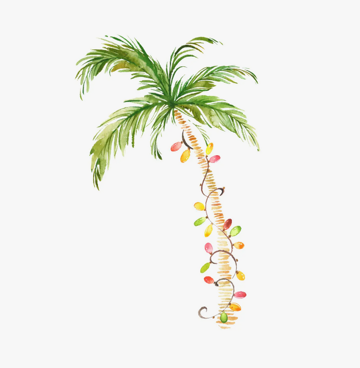 Palm Tree Shell Ornaments - Assorted