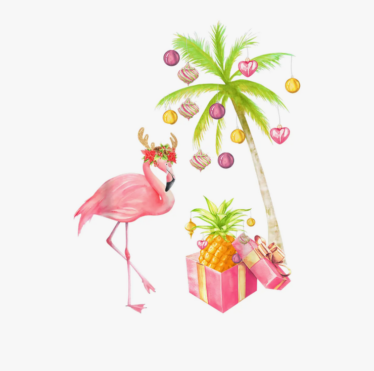 Palm Tree Shell Ornaments - Assorted