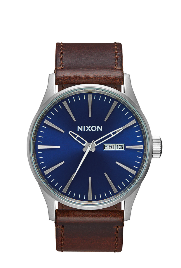 Sentry Leather- Blue/Brown
