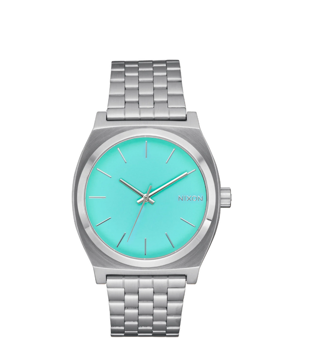 Time Teller- Silver/Turquoise