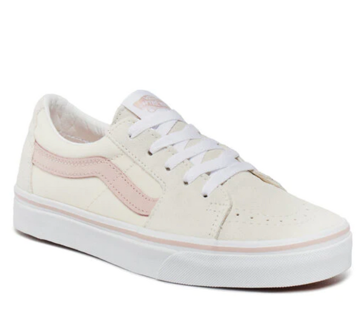 Sk8 Low- Marshmallow/Light Pink