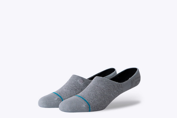 Icon No Show Sock 3 PACK- Heather Grey