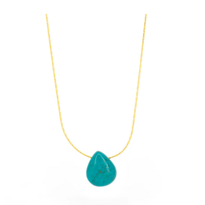 Protection Stone- Turquoise Tear Drop