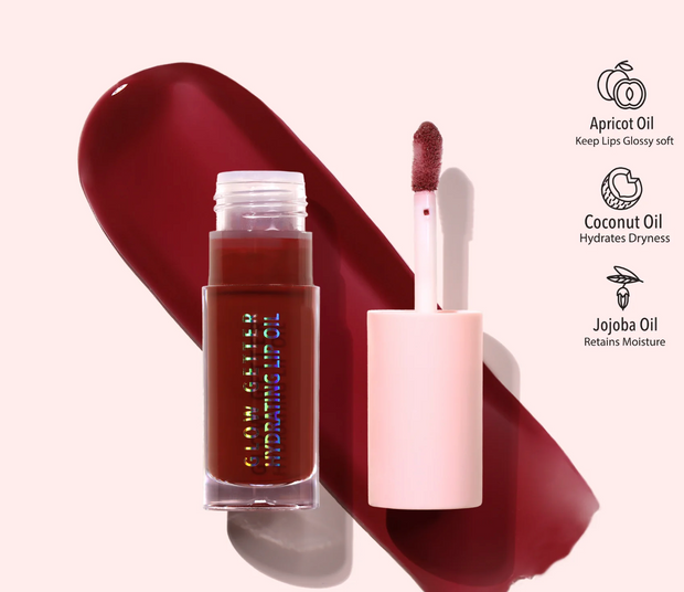 Glow Getter Hydrating Lip Oil- Teaberry