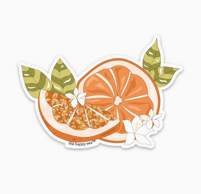 3" Florida Orange Sticker