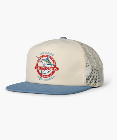 Interclub Trucker Hat- Natural Slate
