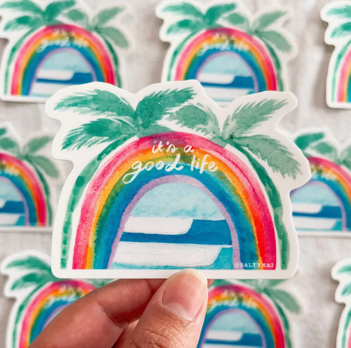 Ocean Rainbow Sticker