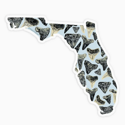 Florida Shark Tooth Sticker