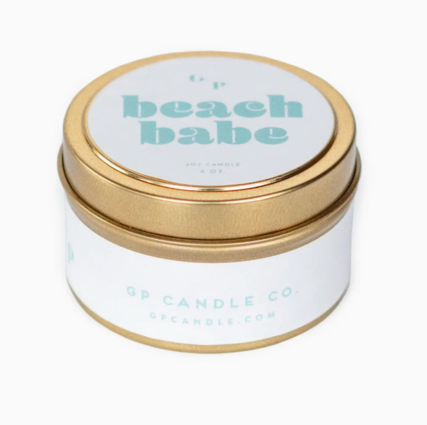 Beach Babe Just Because 4 oz. Candle Tin