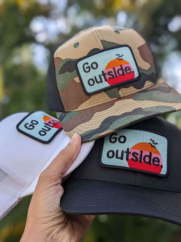 Toddler/Youth Trucker "Go Outside" Hat