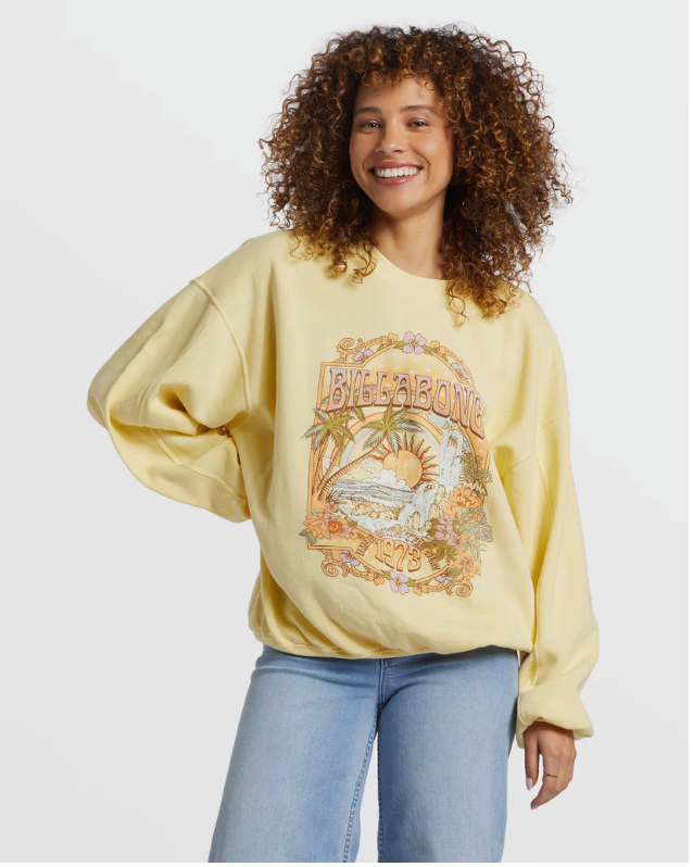 Aloha Kendal Crew Neck Sweatshirt- Cali Rays