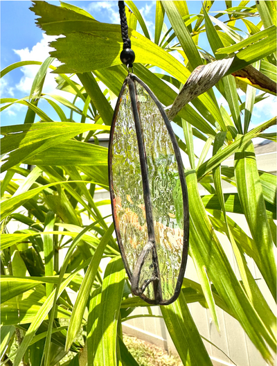 Mother-of-Pearl Stained Glass Surf Board