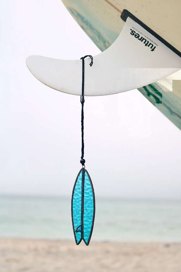 Rain Stained Glass Surfboard