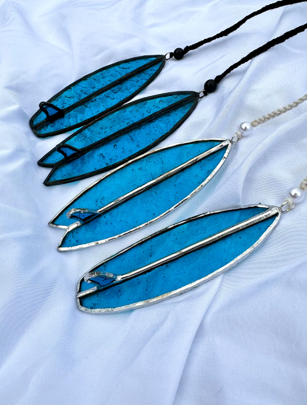 Rain Stained Glass Surfboard
