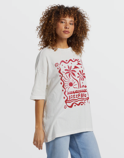 Coastal Tides Oversized T-Shirt