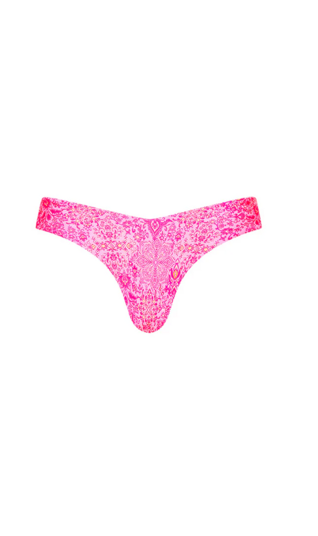 Cheeky V Bikini Bottom- Rose Quartz
