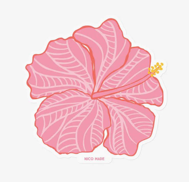 Nico Made Hibiscus - Sticker