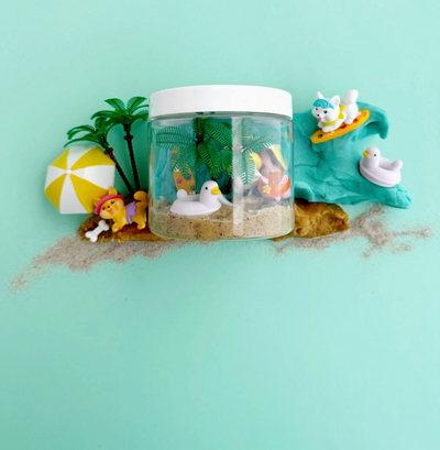 Puppy Beach Party Dough-To-Go Play Kit