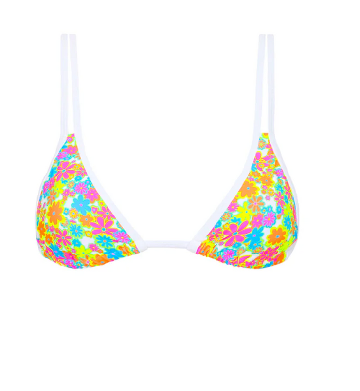 Twin Strap Bralette Bikini Top - Sweet Sunshine