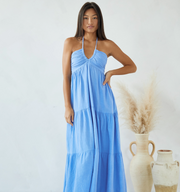 Carlotta Maxi Dress - Azure