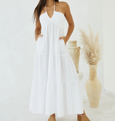 Carlotta Maxi Dress - White