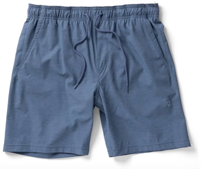 Hemp No See Ums Eco 18" Elastic Walkshort - Tidal Blue