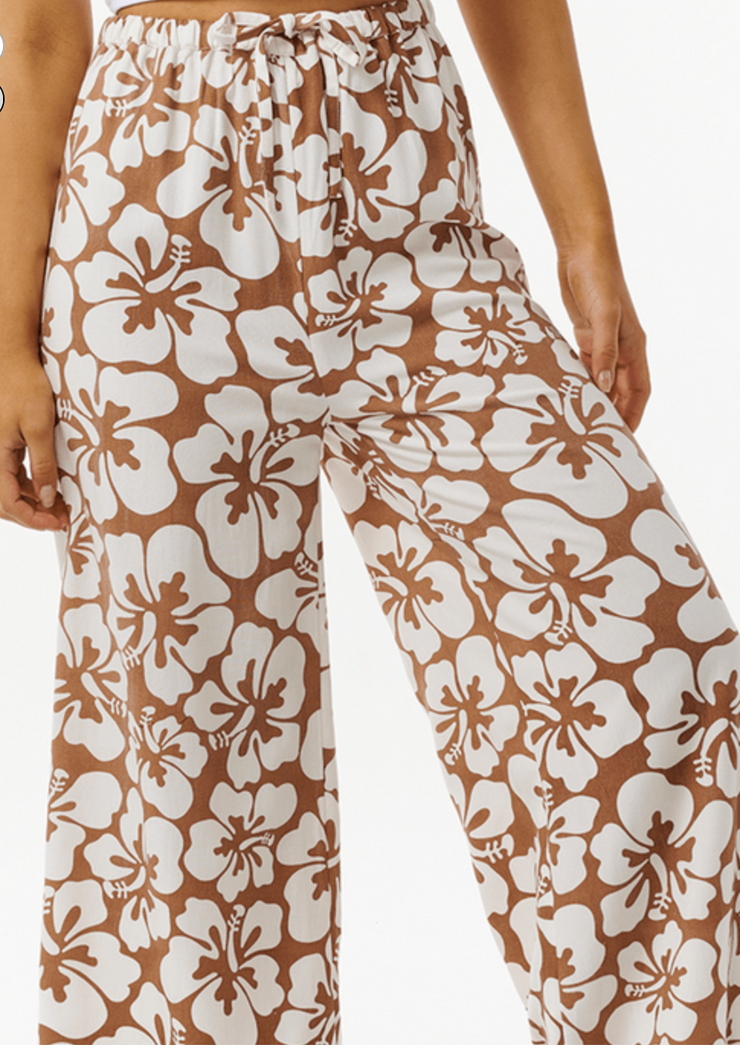 Hibiscus Heat Pant - Brown