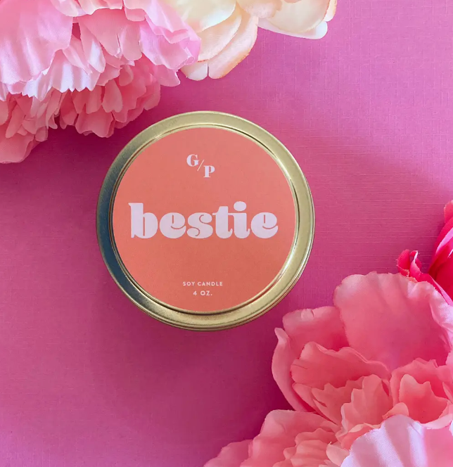 Bestie Just Because 4 oz. Candle Tin