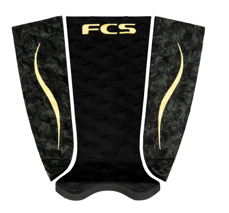 FCS Carissa Moore Traction Pad - Black/Gold