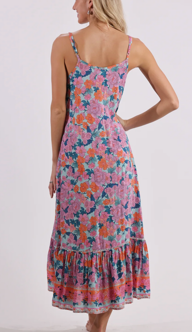 Day Tripper Slip Dress - Tropics