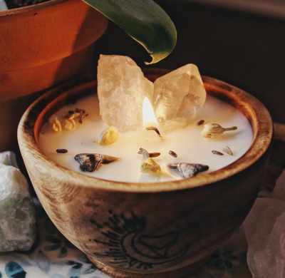 Shark Tooth Candle + Jewelry Bowl