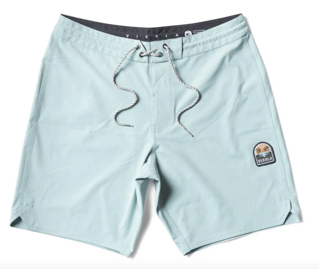 Solid Sets 18.5" Boardshort - Dusty Aqua