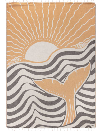 Sunset Fluke Towel