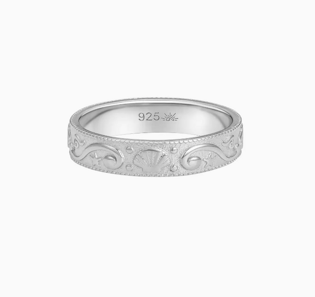 Sol Surfer Ring - Silver