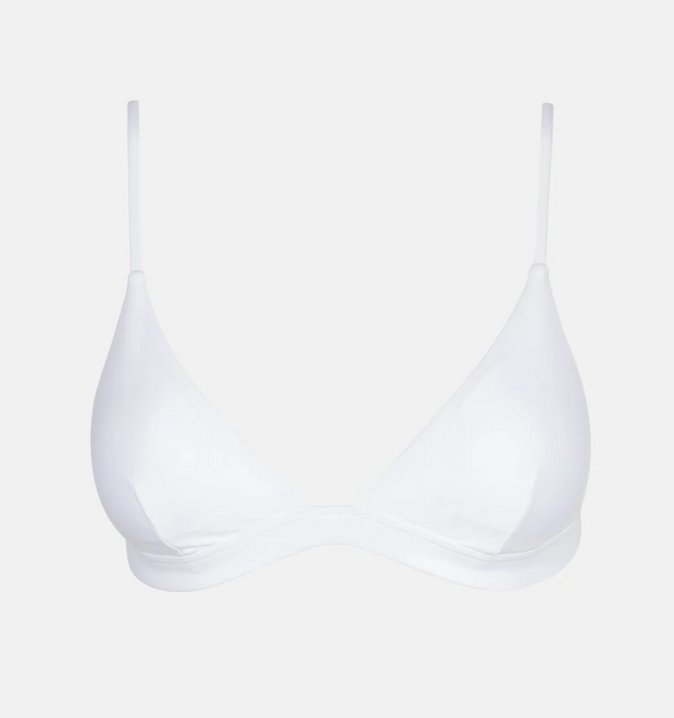 Classic Bralette Top - White