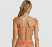 In Dream Space Underwire Bikini Top - Sweet Papaya