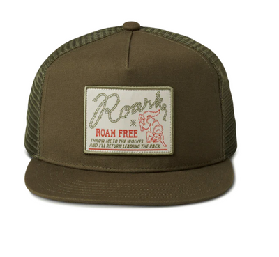 Station Trucker Snapback Hat - Military