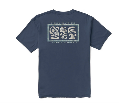 Waikiki Daze Organic Tee - Dark Denim