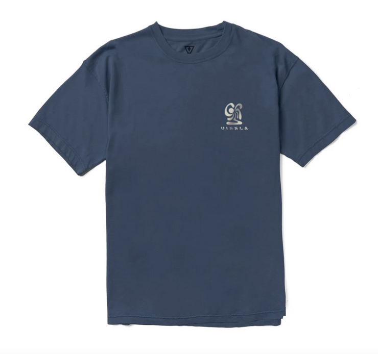 Waikiki Daze Organic Tee - Dark Denim