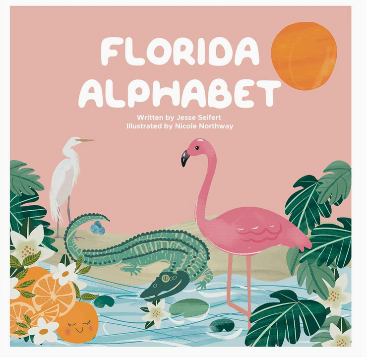 Florida Alphabet Abc Baby Book Coastal Gift