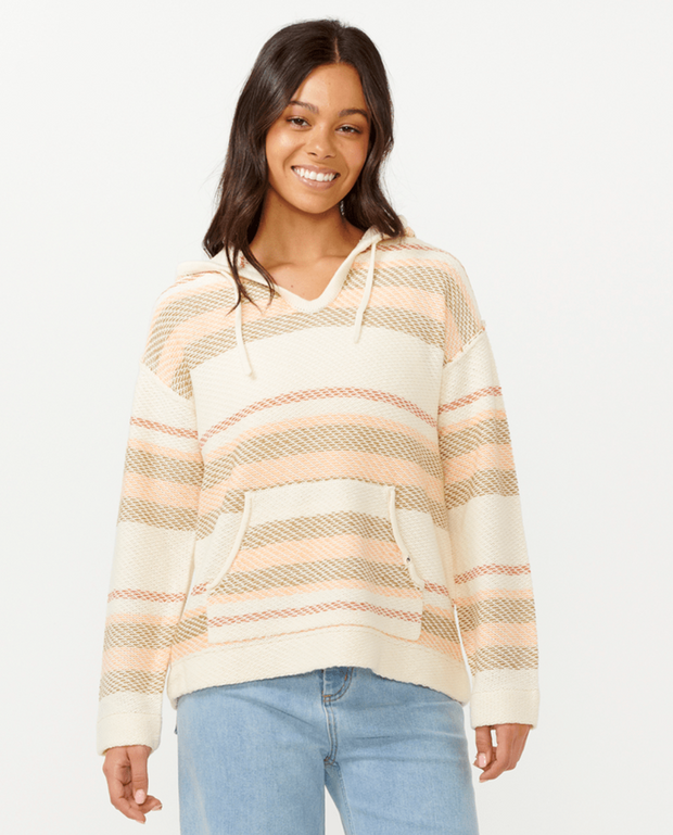 Desert Dreams Stripe Poncho - Multico