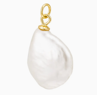 Pearl Charms (2-pack) - Gold Plated