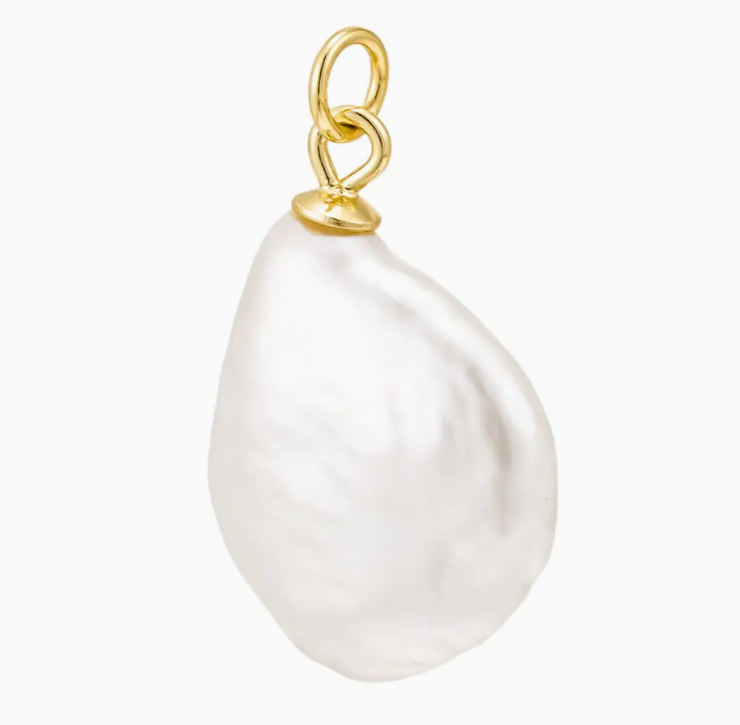 Pearl Charms (2-pack) - Gold Plated