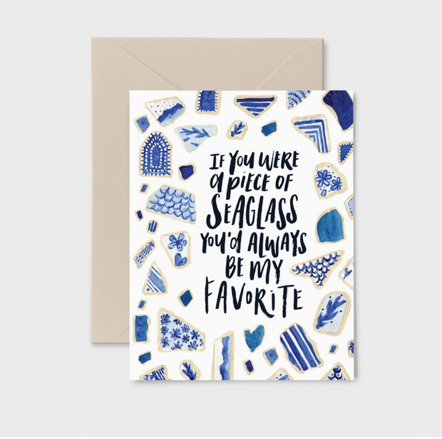 Favorite Seaglass - Greeting Card