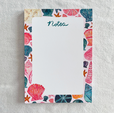 Seashell Treasures Notepad