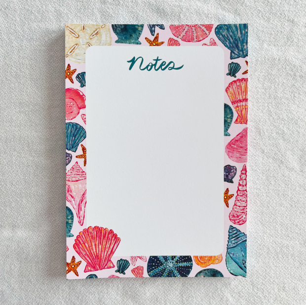 Seashell Treasures Notepad