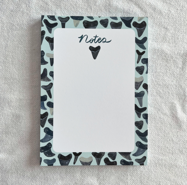 Shark Teeth Notepad