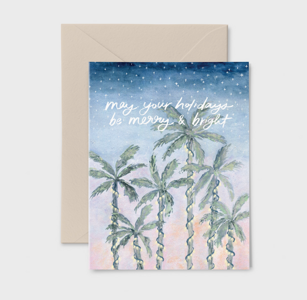 Merry & Bright - Greeting Card