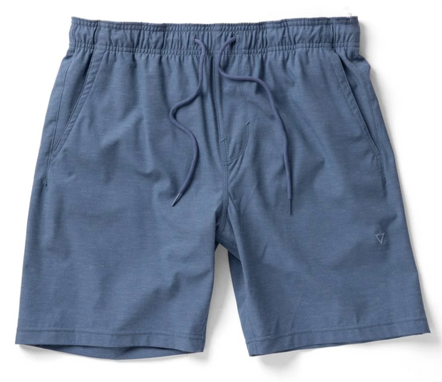 Hemp No See Ums Eco 18" Elastic Hybrid Walkshort - Tidal Blue